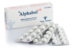 Alphabol CR Methandienone 25mg 12hr Controlled Release Matrix Alpha Pharma