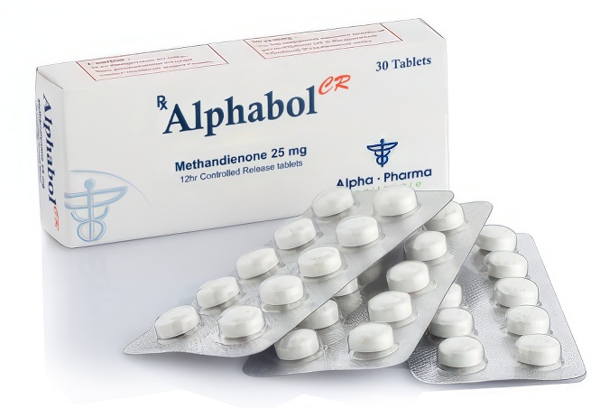 Alphabol CR Methandienone 25mg 12hr Controlled Release Matrix Alpha Pharma