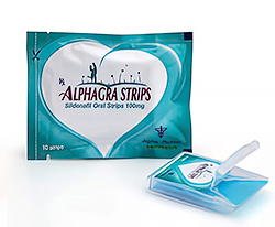 Alphagra Sildenafil Citrate 100mg Strips Alpha Pharma