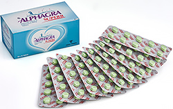 Alphagra Superb Sildenafil 100mg + Dapoxetine 60mg Alpha Pharma