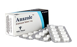 Anazole Anastrozole 1mg Alpha Pharma