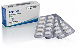 Aromex Exemastane tablets 25mg Alpha Pharma