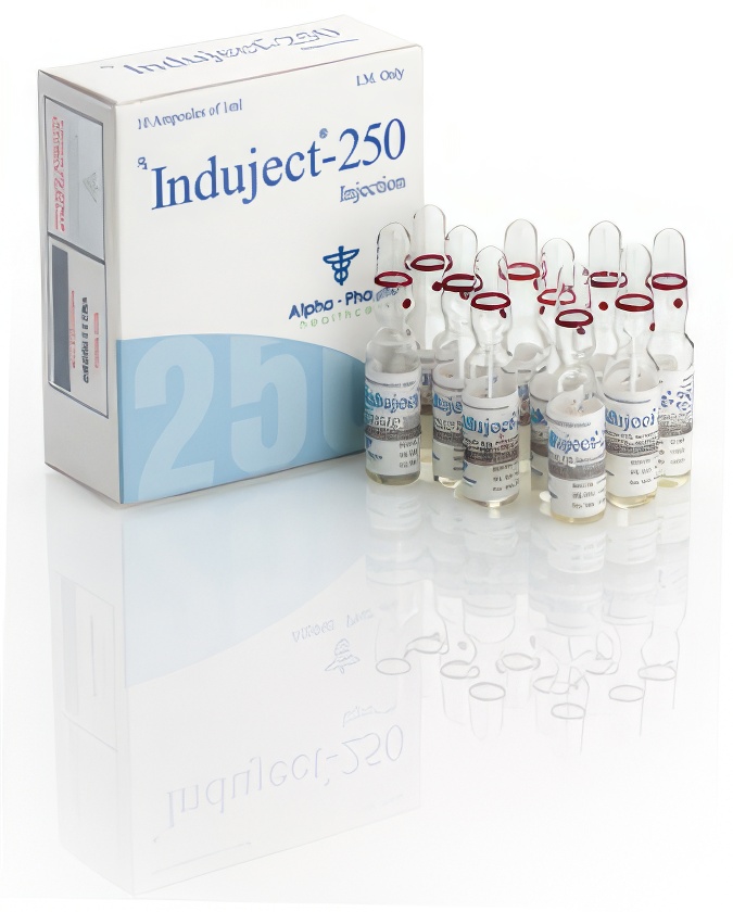 Induject-250 Testosterone Combination 250mg ampoules Alpha Pharma old