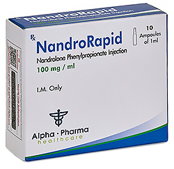 NandroRapid Nandrolone Phenylpropionate 100mg ampoules Alpha Pharma