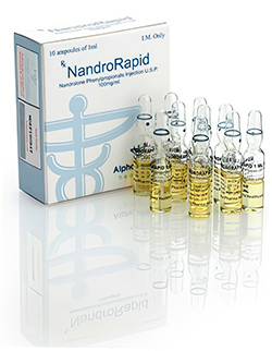 NandroRapid Nandrolone Phenylpropionate 100mg ampoules Alpha Pharma