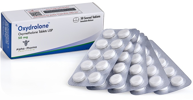 Oxydrolone Oxymetholone USP 50mg Alpha Pharma