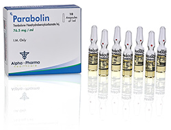 Parabolin Trenbolone Hexahydrobenzylcarbonate 76.5mg Alpha Pharma