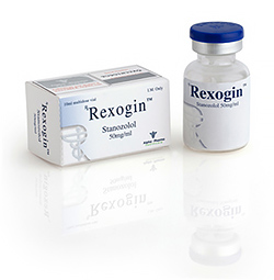 Rexogin Stanozolol 50mg vial Alpha Pharma old