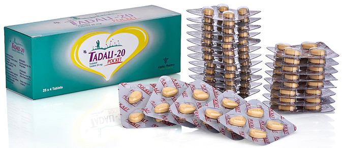 Tadali Pocket Tadalafil 20mg Alpha Pharma