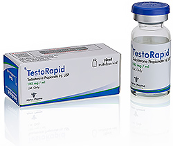 TestoRapid Testosterone Propionate 100mg vial Alpha Pharma