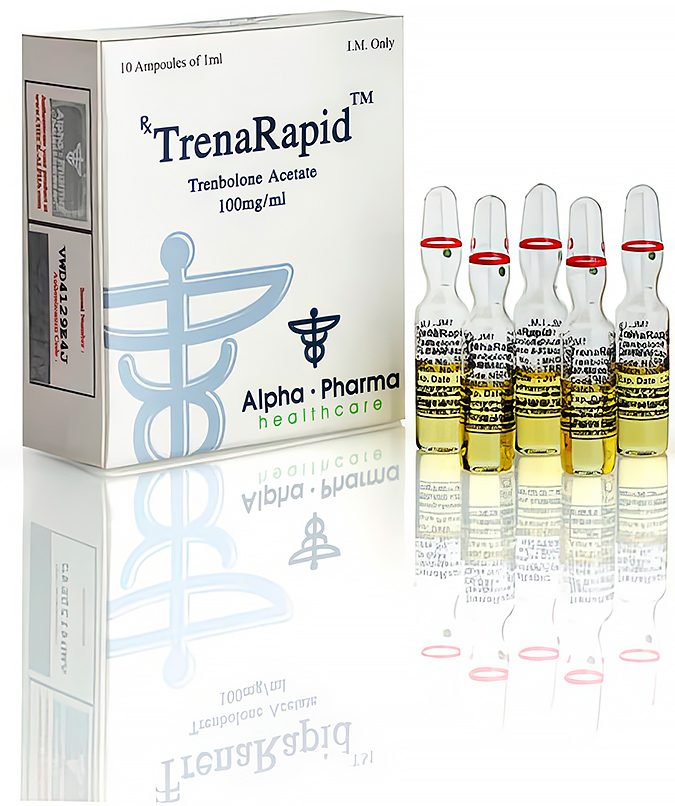 TrenaRapid Trenbolone Acetate 100mg ampoules Alpha Pharma