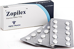 Zopilex™ Zopiclone 7.5mg Alpha Pharma